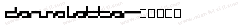dense letter字体转换